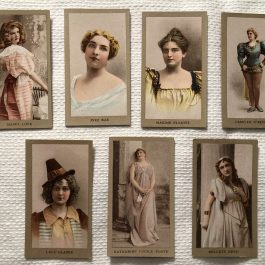 1890 N213 Actress Kinney Bros. Sweet Caporal Cigarette Cards – Group Of 20