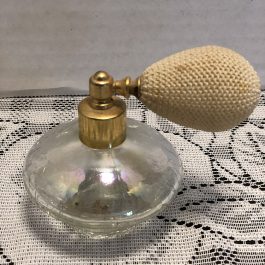 Vintage Clear Glass Perfume Atomizer