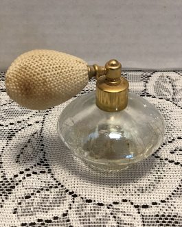 Vintage Clear Glass Perfume Atomizer