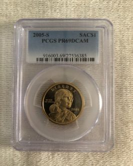 2005-S Sacagawea Dollar Proof Professional Graded PCGS PR69DCAM