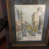 Kenneth Pauli Watercolor, O'Farrell Street, San Francisco