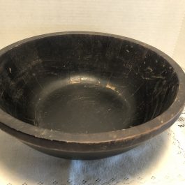 Old Turned Wooden Bowl 14” Wide x 5” Deep