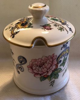 Crown Staffordshire Chelsea Manor Jam/Jelly/Sugar Bowl With Lid