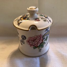 Crown Staffordshire Chelsea Manor Jam/Jelly/Sugar Bowl With Lid