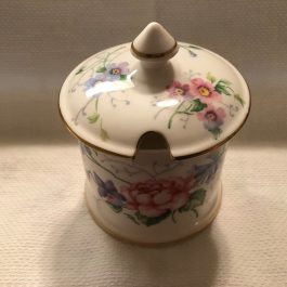 Crown Staffordshire Jam/Jelly/Sugar Bowl with Lid