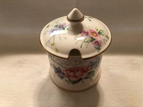 Crown Staffordshire Jam Jelly Sugar Bowl with Lid