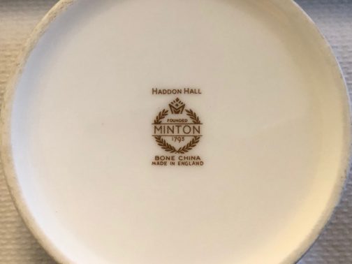 Minton Haddon Hall Ceramic Bone China Jam Jelly with Lid