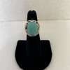 Sterling Silver Turquoise Colored Estate Ring, Size 6