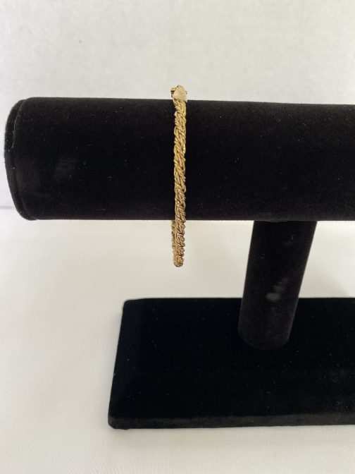 Sterling Rope Style Bracelet 7”