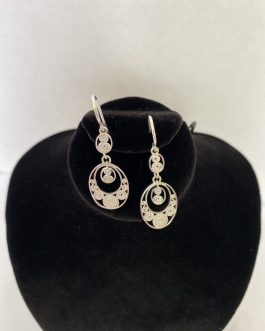 Beautifully Designed Sterling Silver Earrings
