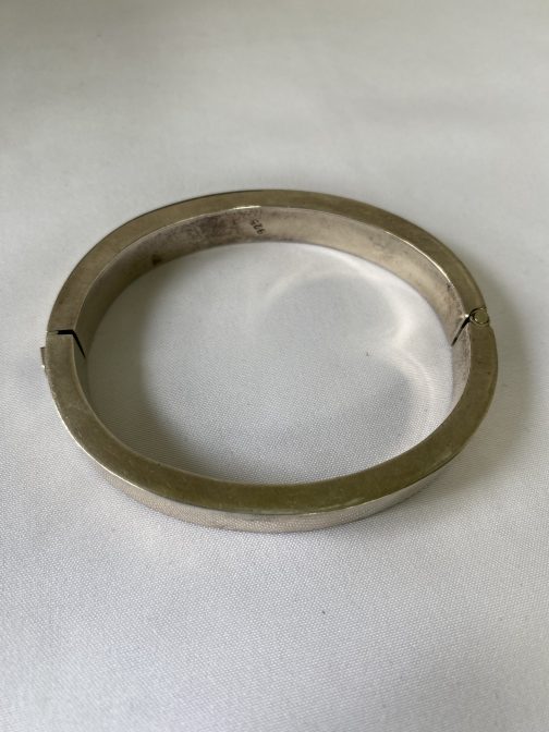 Heavy! Sterling Silver Bracelet, Measures 2¾” x 2¼”, Marked 925