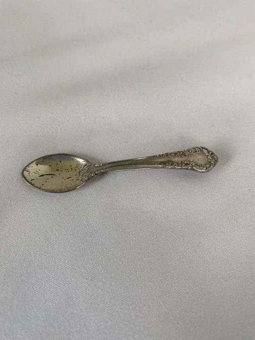 Sterling Silver Spoon Brooch