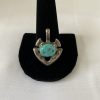 Sterling Silver Arrow Shaped Pendant Accented With Turquoise
