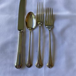 Towle Chippendale Sterling Silver 4 Piece Place Dinner Setting No Monogram