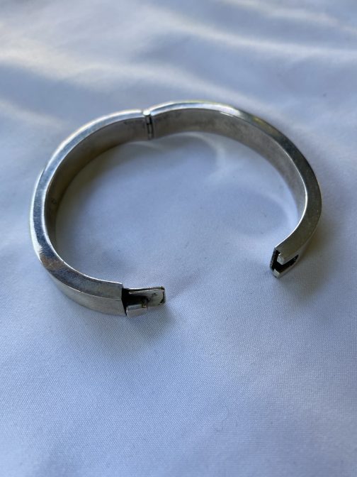 Heavy! Sterling Silver Bracelet, Measures 2¾” x 2¼”, Marked 925