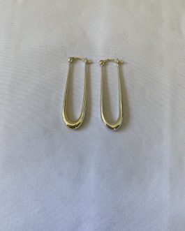 Beautiful Pair Of Sterling Silver Pierced Earrings, 1½” Long