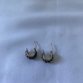 Pair Of Sterling Silver Pierced Earrings