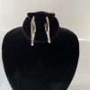 Sterling Silver Earrings, Twisted Figure 1¼”