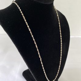 Sterling Silver Necklace 27”