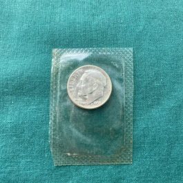 1955 Roosevelt Dime 10c Silver Proof UNC Coin Sealed in Original Mint Cello