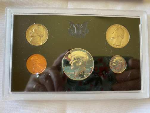 1969-S US Mint Proof Set in OGP Blue Box - 5 Coins