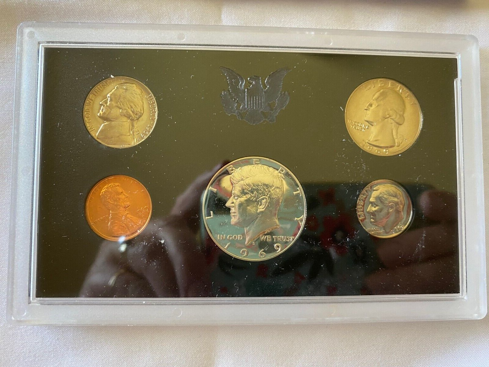 1969-S US Mint Proof Set in OGP Blue Box – 5 Coins