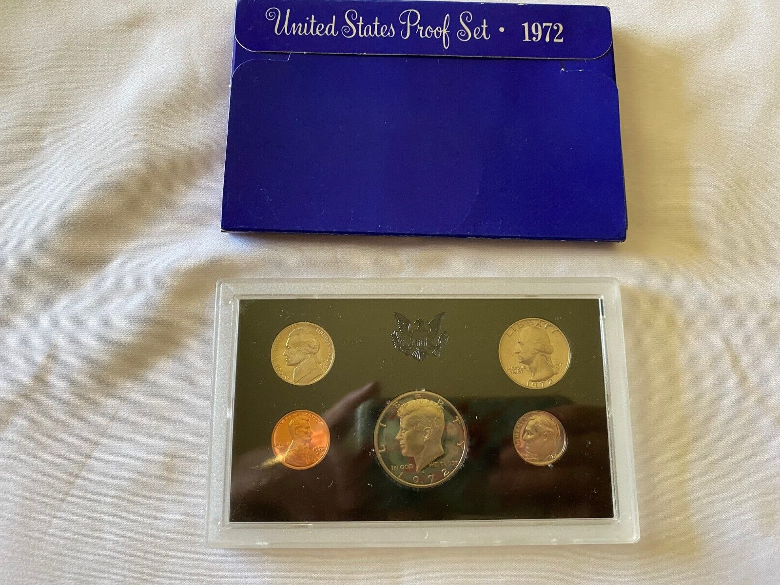 1972-S US Mint Proof Set in OGP Blue Box – 5 Coins