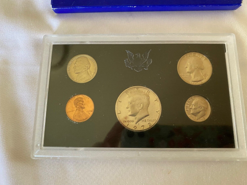 1972-S US Mint Proof Set in OGP Blue Box - 5 Coins