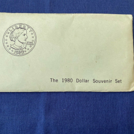 1980 SBA Dollar Souvenir Set, Sealed New In Package