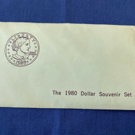 1980 SBA Dollar Souvenir Set, Sealed New In Package