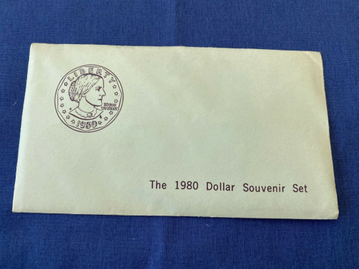 1980 SBA Dollar Souvenir Set, Sealed New In Package