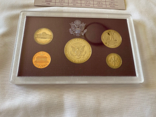 1989-S US Mint Proof Set in OGP Box - 5 Coins