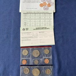 1989 US Mint Uncirculated Coin Set, Both P&D In Original Envelope