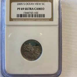 2005-S Ocean View Nickel Professional Graded NGC PF 69 Ultra Cameo