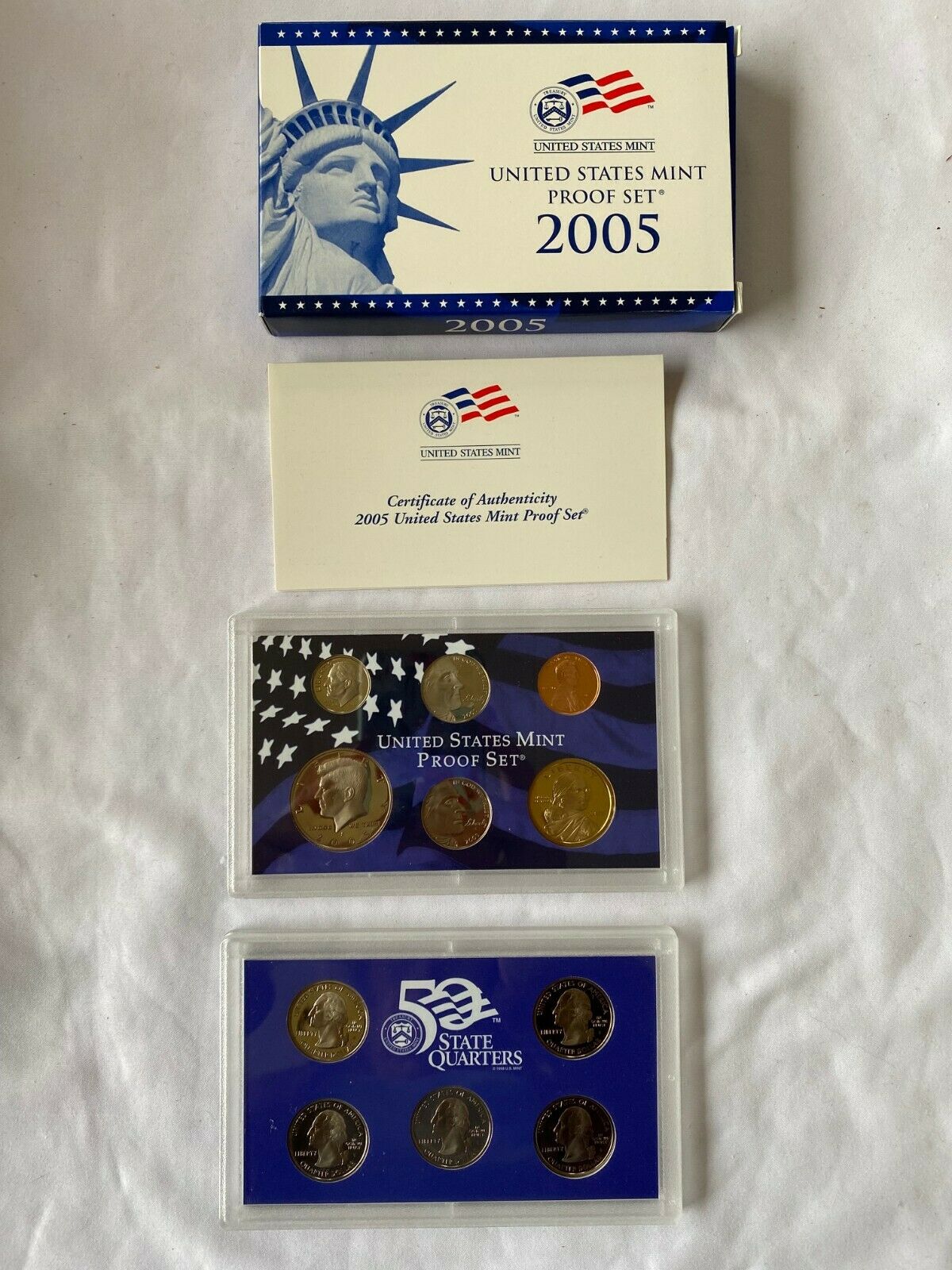 2005 S Proof Set U.S. Mint 11 Coin Proof Set w/Box & COA