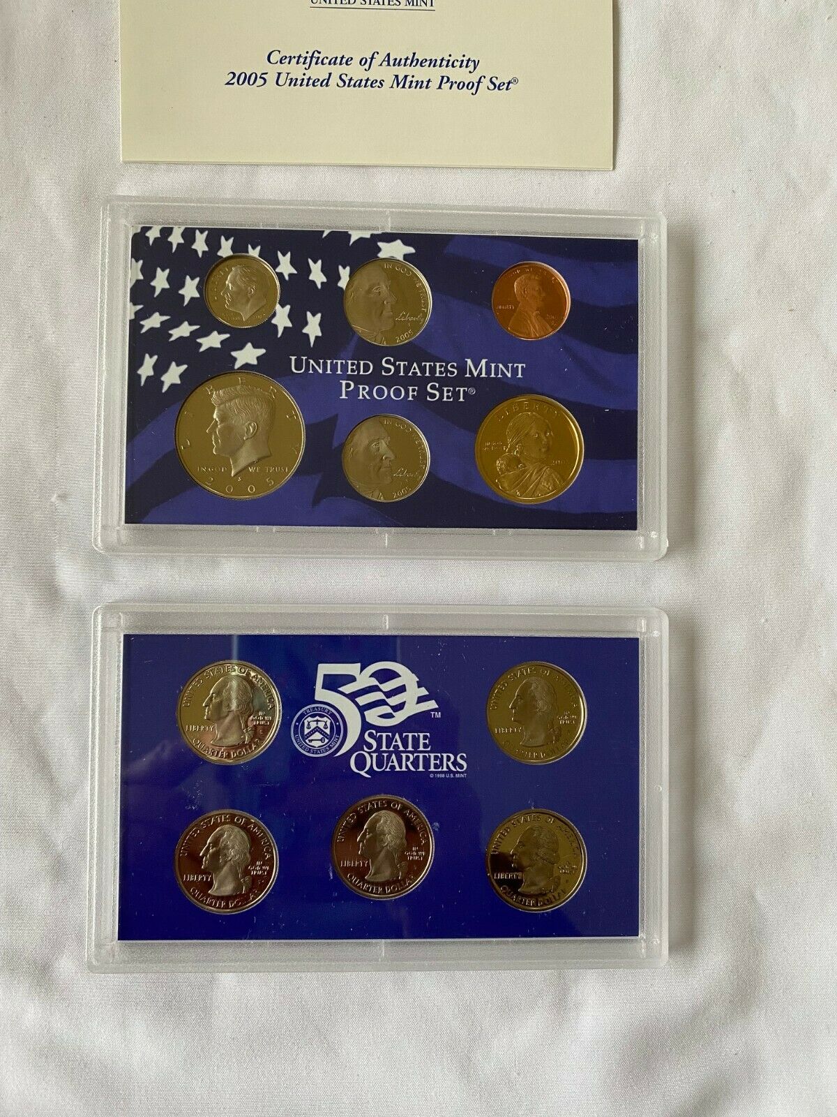 2005 S Proof Set U.S. Mint 11 Coin Proof Set w/Box & COA