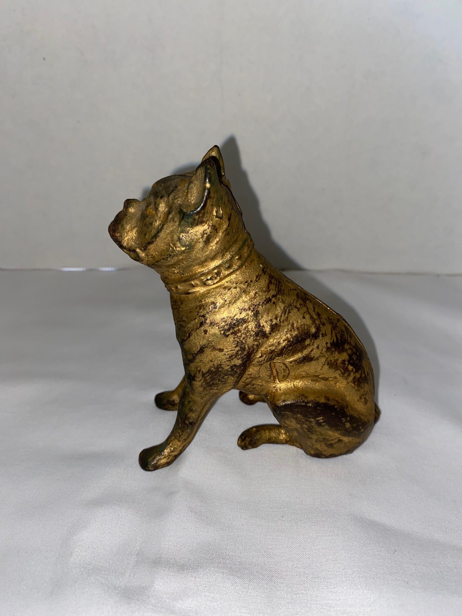 Cast Iron Boxer Dog Bank – Made By A.C. Williams Between 1912 & 1928