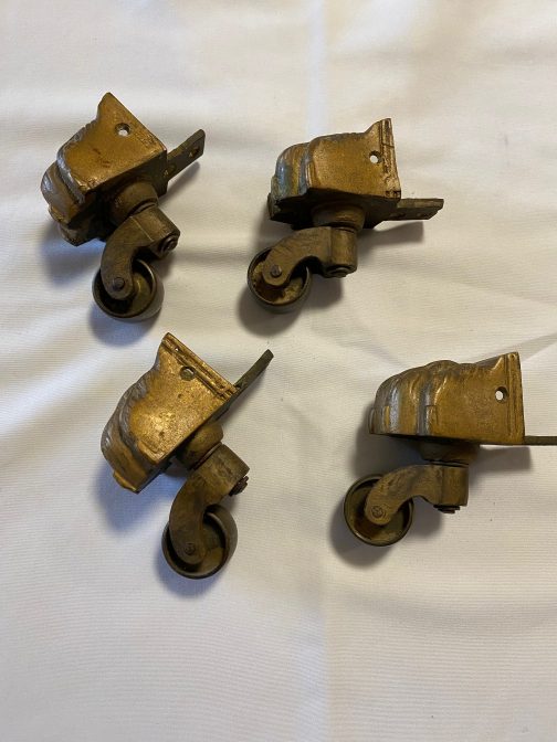 Brass Paw Foot Casters