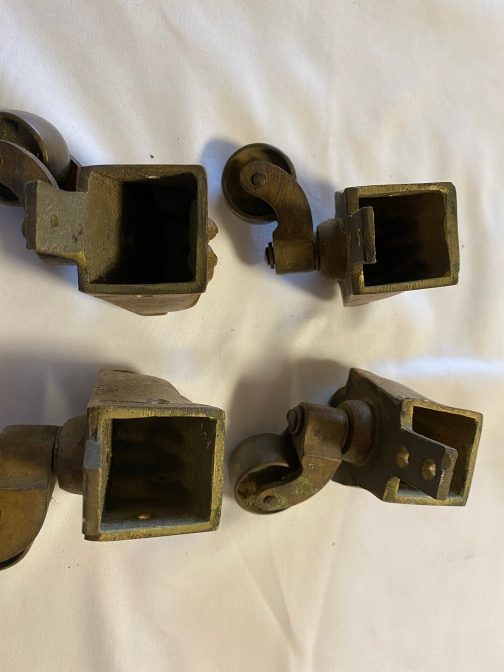 Brass Paw Foot Casters