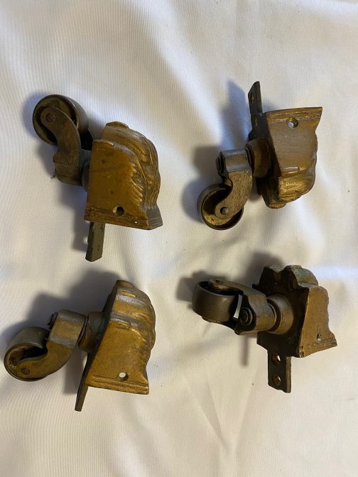 Brass Paw Foot Casters