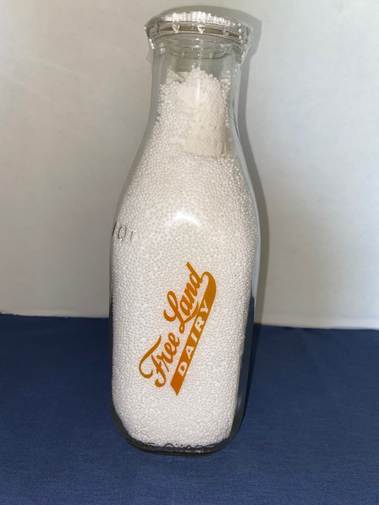 Freeland PA Quart Milk Bottle
