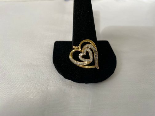 Gold Over Sterling Silver Heart