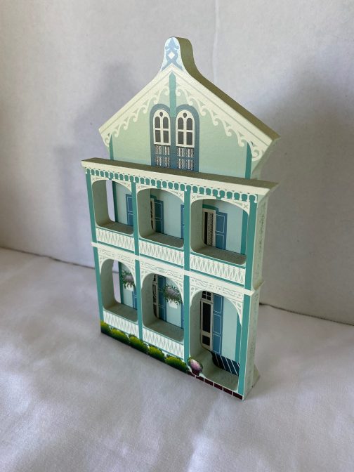 Sheila's Collectable Wooden Hand Painted Shelf Sitters “Steiner Cottage” 1995
