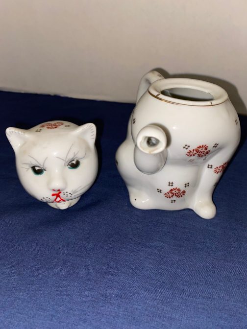 Ceramic Kitty Cat Single Serve Tea Pot
