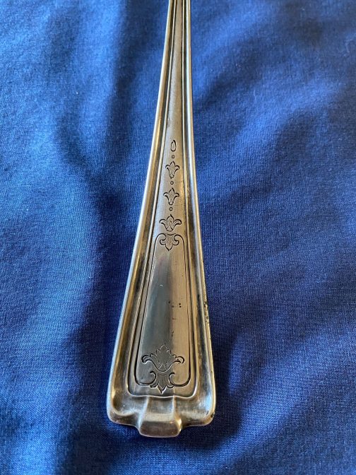 1847 Rogers Bros. Vintage Soup Ladle, Cromwell Pattern, Silver Plated
