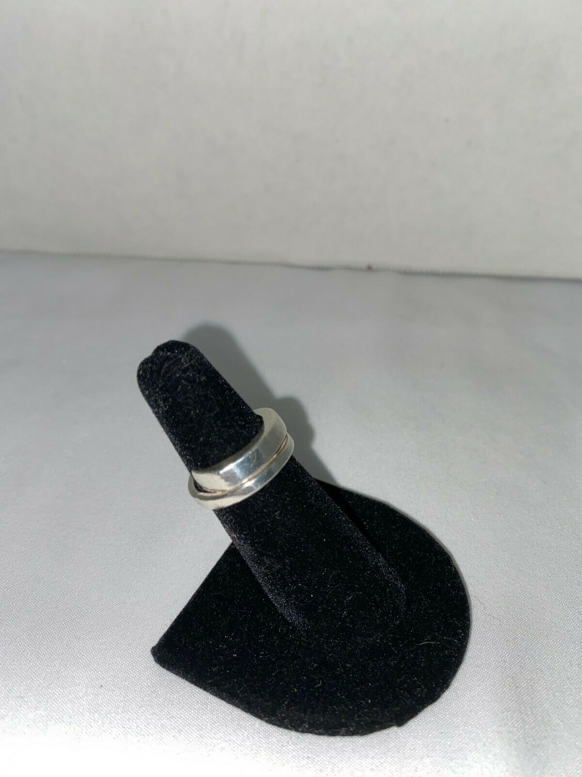 Modernistic Abstract Twisted Turkish Sterling Silver Ring, Size 6