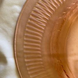 Vintage Pink Depression Glass 13″ Plate