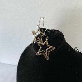 Sterling Silver Dangling Star Earrings