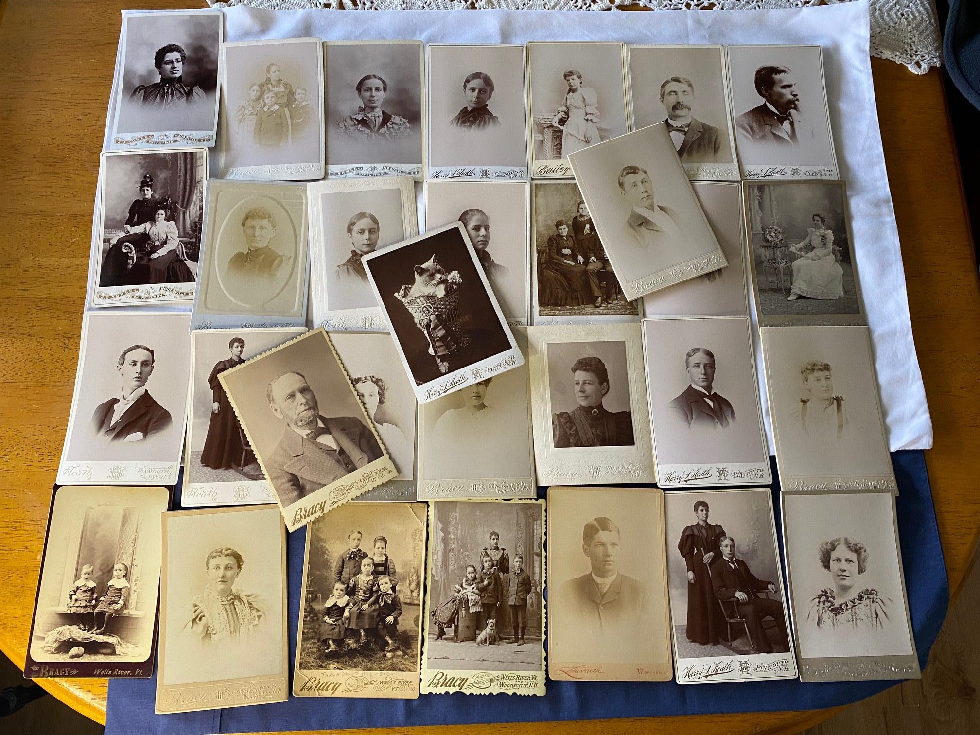 Old Cabinet Card Photographs