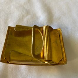 NOS Vintage Frederick Douglass High School Brass Belt Buckle